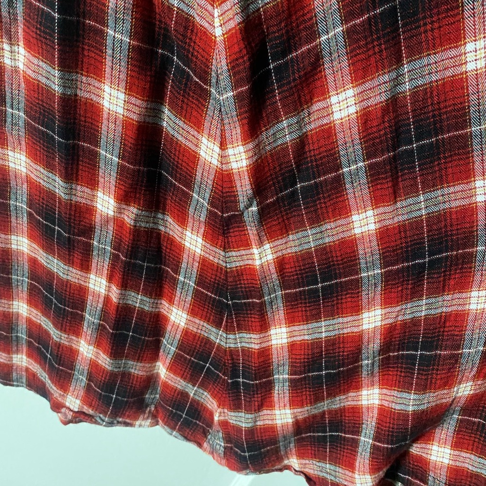 Universal Thread Plaid Flannel Duster, S - image 4